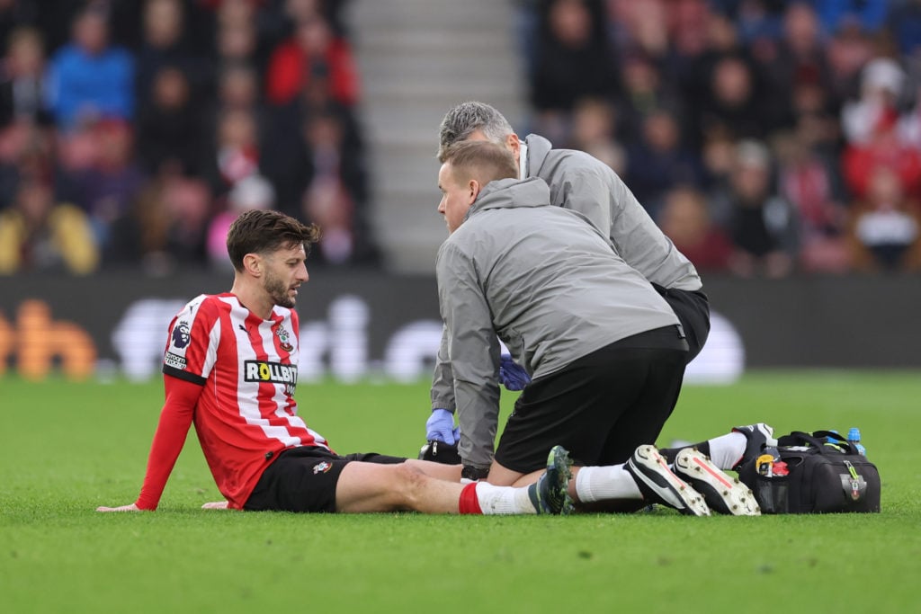 What Virgil van Dijk could be seen doing after Adam Lallana went down injured during Southampton 2-3 Liverpool