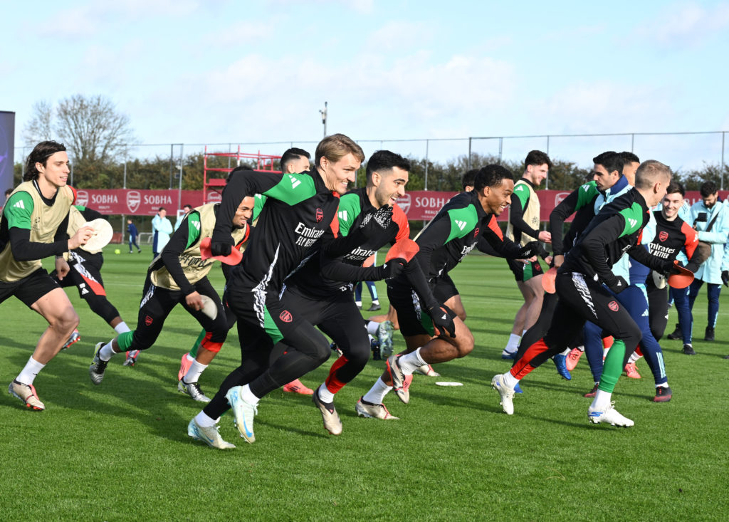 Arsenal FC Training Session - UEFA Champions League 2024/25 League Phase MD5