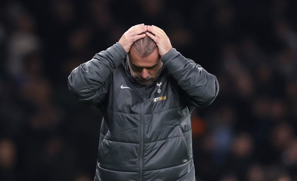 'He's not happy': Ange Postecoglou spotted being 'really upset' with £48m Tottenham player vs Roma