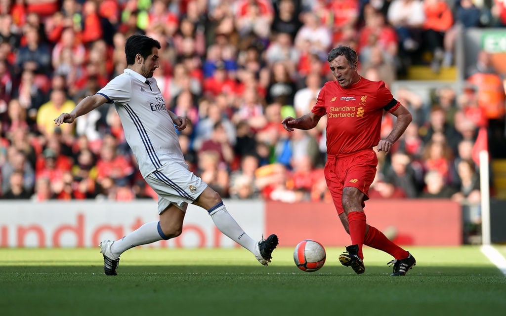 (THE SUN OUT, THE SUN ON SUNDAY OUT) Alan Kennedy of Liverpool Legends during the LFC Foundation Charity Match between Liverpool Legends and Real M...