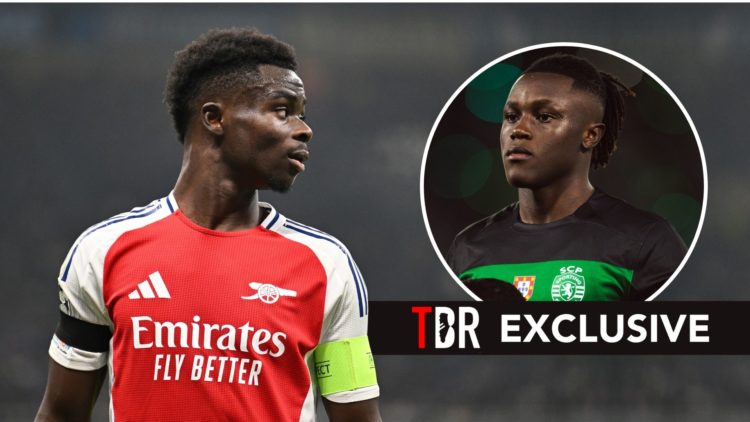 Bukayo Saka of Arsenal during the UEFA Champions League 2024/25 League Phase MD4 match between FC Internazionale Milano and Arsenal FC at Stadio Sa...