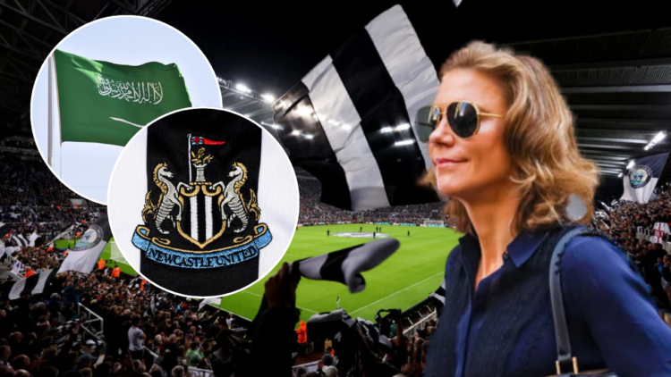 Amanda Staveley, Newcastle United, St James' Park, Saudi flag