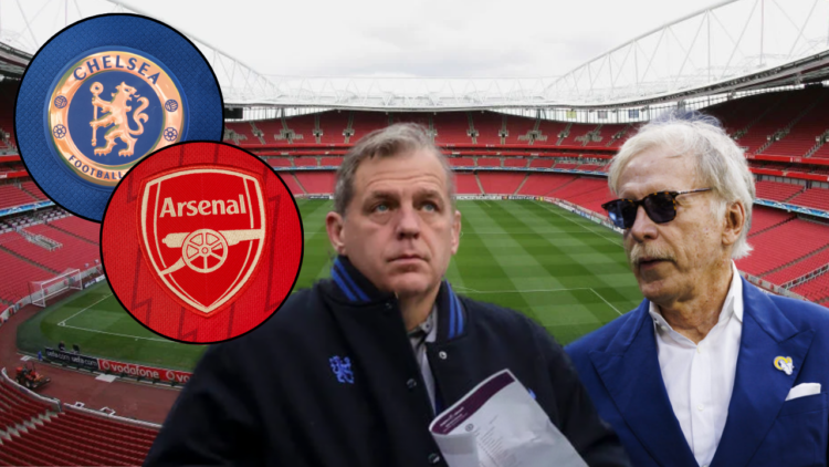 Chelsea owner Todd Boehly and Arsenal owner Stan Kroenke