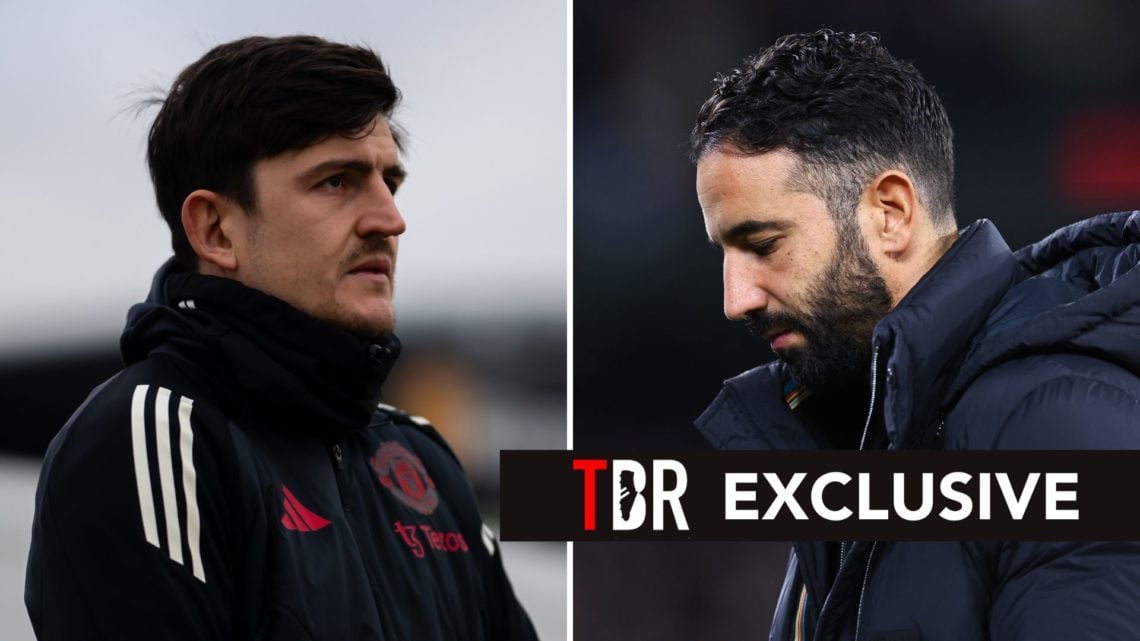 Ruben Amorim and Harry Maguire.