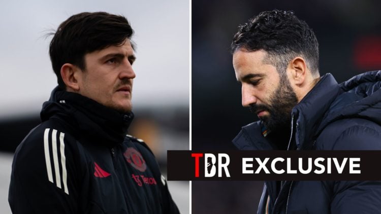 Ruben Amorim and Harry Maguire.
