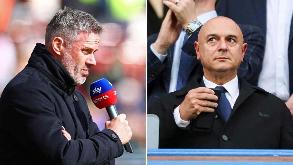 Jamie Carragher and Daniel Levy