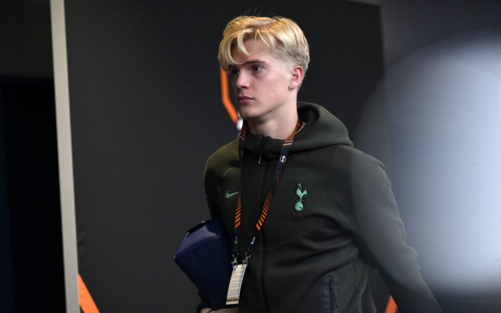 Glenn Hoddle gives his verdict on Lucas Bergvall's substitute appearance for Tottenham in draw with Rangers