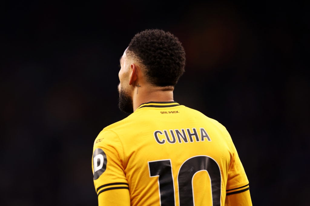 Matheus Cunha of Wolverhampton Wanderers looks on during the Premier League match between Wolverhampton Wanderers FC and AFC Bournemouth at Molineu...