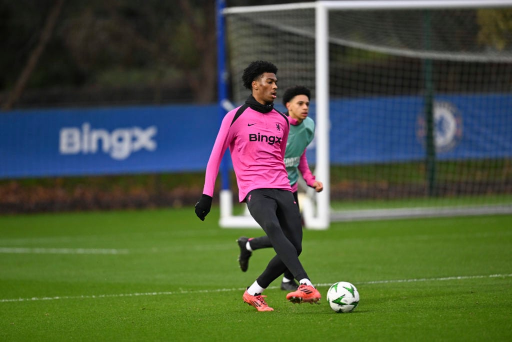 Chelsea FC Training Session And Press Conference - UEFA Conference League 2024/25 League Phase MD5