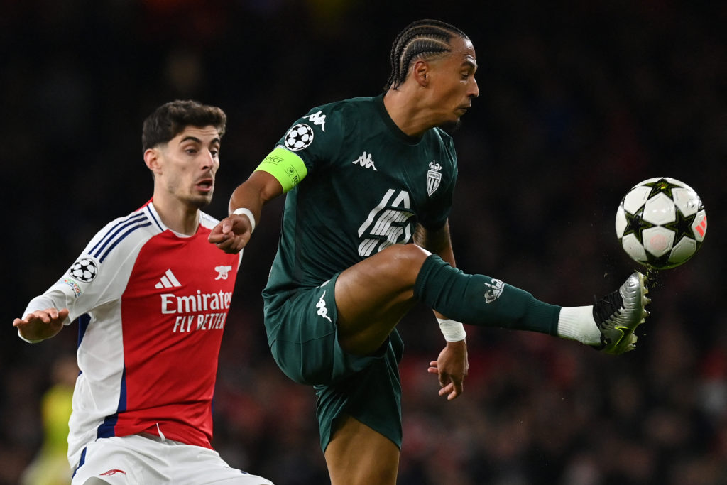 TOPSHOT-FBL-EUR-C1-ARSENAL-MONACO
