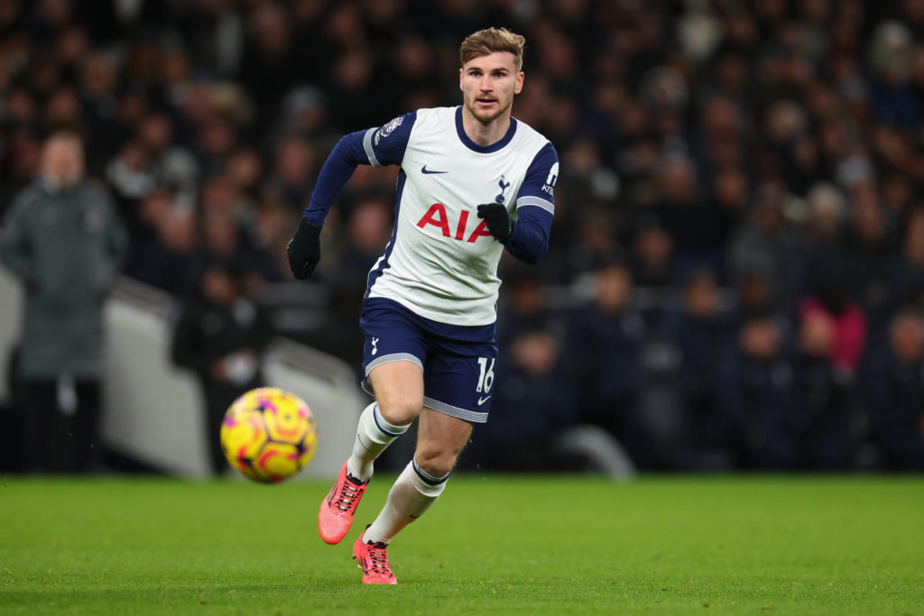 Timo Werner of Tottenham Hotspur during the Premier League match between Tottenham Hotspur FC and Chelsea FC at Tottenham Hotspur Stadium on Decemb...