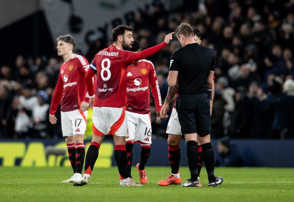 'Lucky': Jamie O'Hara thinks there was a major refereeing error during Tottenham's 4-3 win vs Manchester United