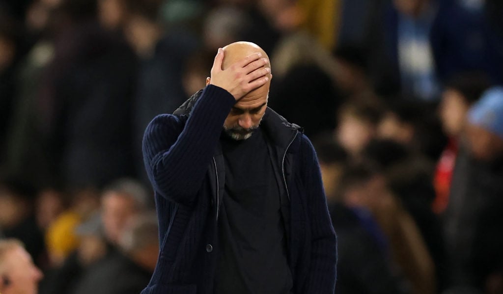 Pep Guardiola makes bold ‘not good enough’ claim following derby day defeat vs Man United