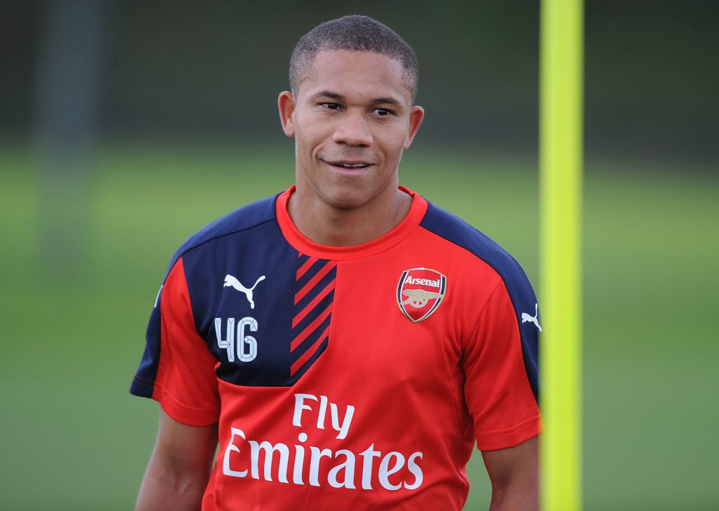 Wellington Silva of Arsenal during a training session at London Colney on July 7, 2015 in St Albans, England.