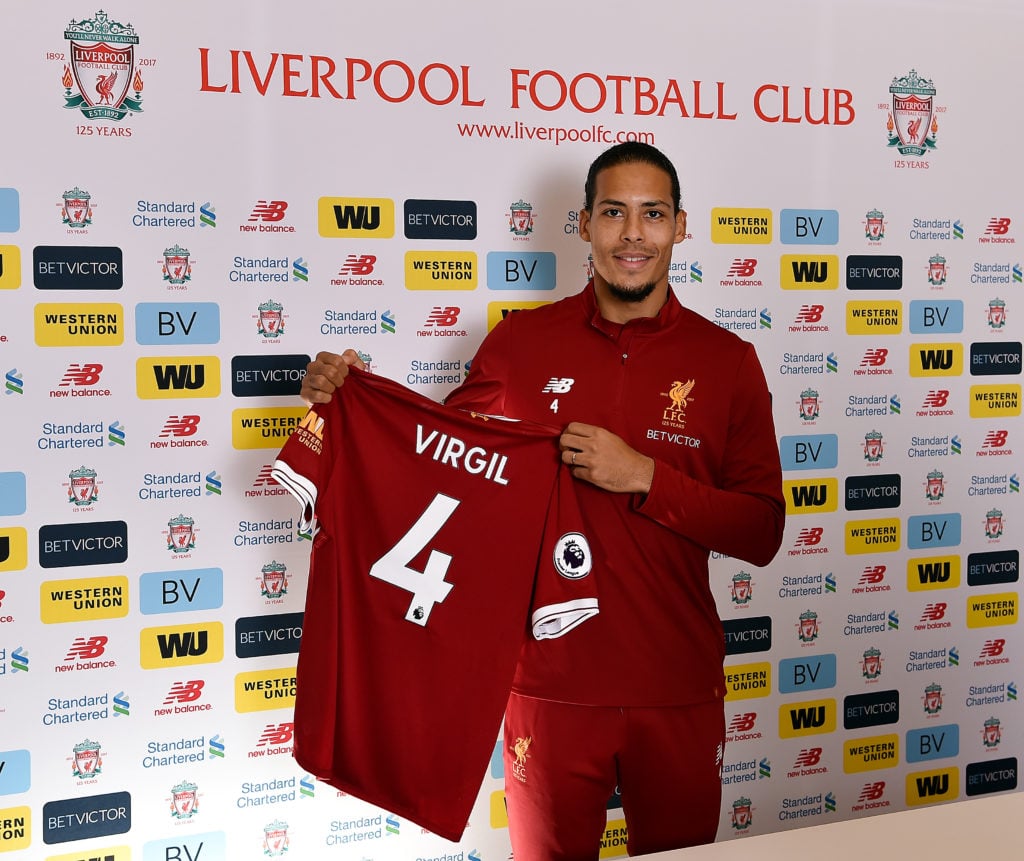 (THE SUN OUT, THE SUN ON SUNDAY OUT) Liverpool's new signing Virgil van Dijk pictured at Melwood Training Ground on December 31, 2017 in Liverpool,...