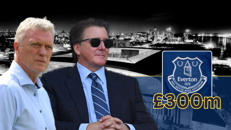 Dan Friedkin, Everton badge, David Moyes, Bramley Moore Dock Stadium