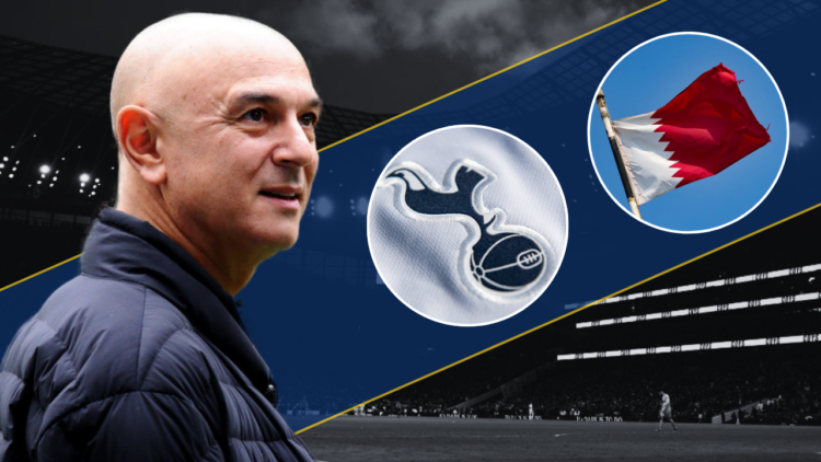 Daniel Levy, Tottenham Hotspur Stadium, Spurs badge, Qatar flag