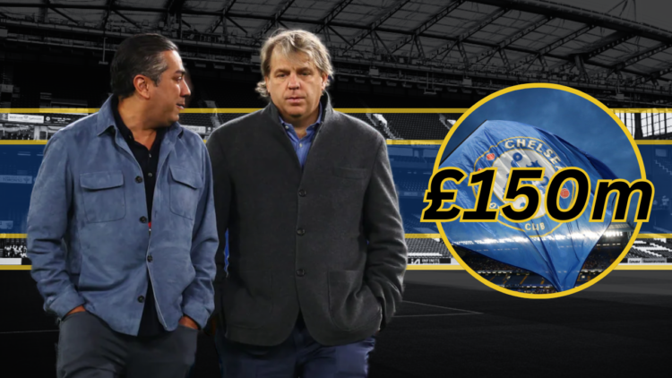 Todd Boehly, Clearlake Capital CEO Behdad Eghbali, Chelsea badge, Stamford Bridge