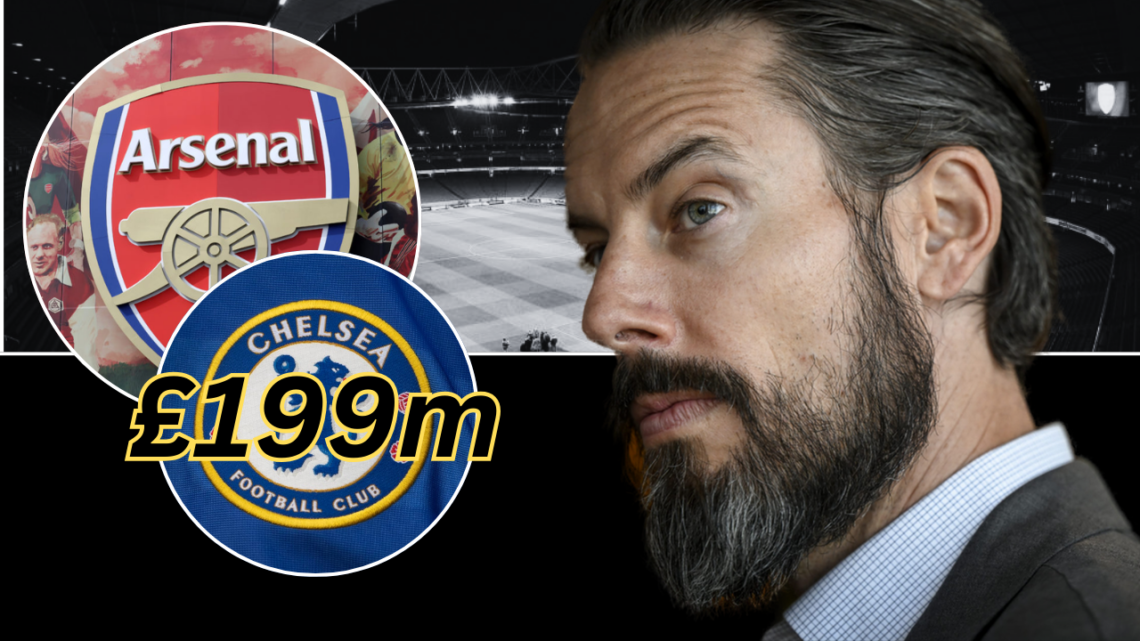 Josh Kroenke, Arsenal badge, Chelsea badge