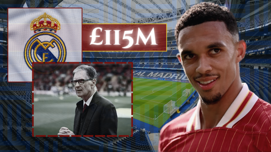Trent Alexander Arnold, Liverpool and FSG owner John Henry, Real Madrid badge