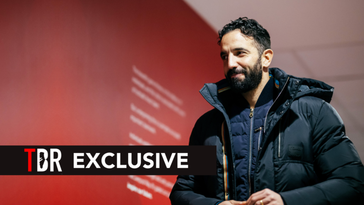 TBR exclusive image of Ruben Amorim (smiling)