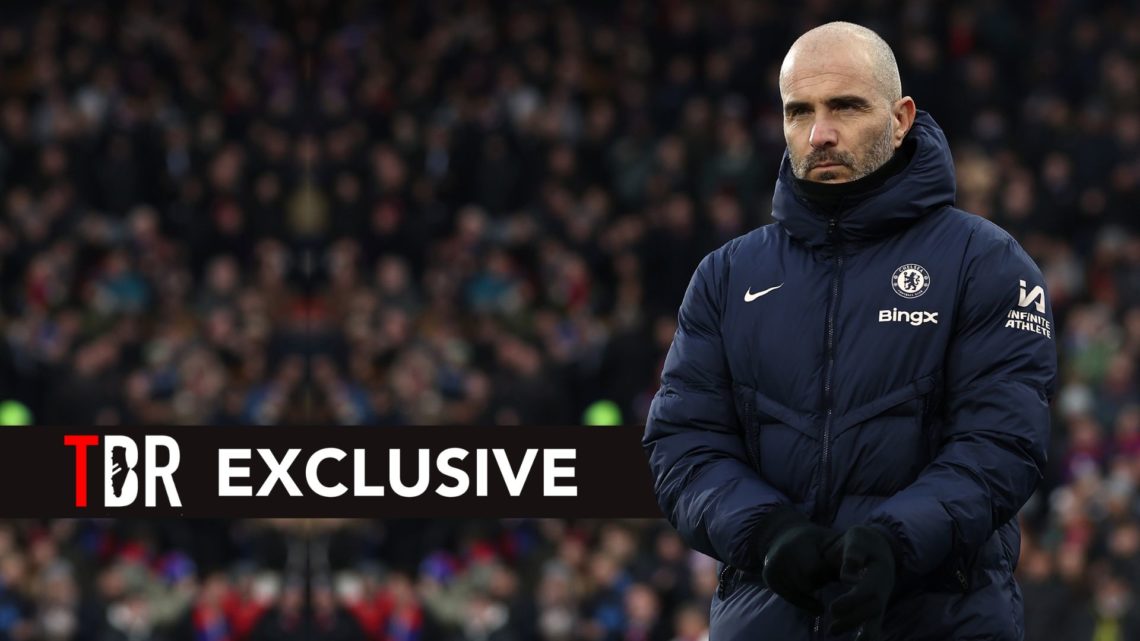 Enzo Maresca, Manager of Chelsea, looks on prior to the Premier League match between Crystal Palace FC and Chelsea FC at Selhurst Park on January 0...