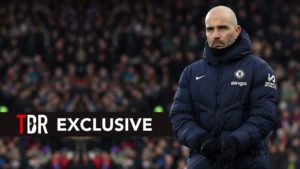 Enzo Maresca, Manager of Chelsea, looks on prior to the Premier League match between Crystal Palace FC and Chelsea FC at Selhurst Park on January 04, 2025 in London, England.