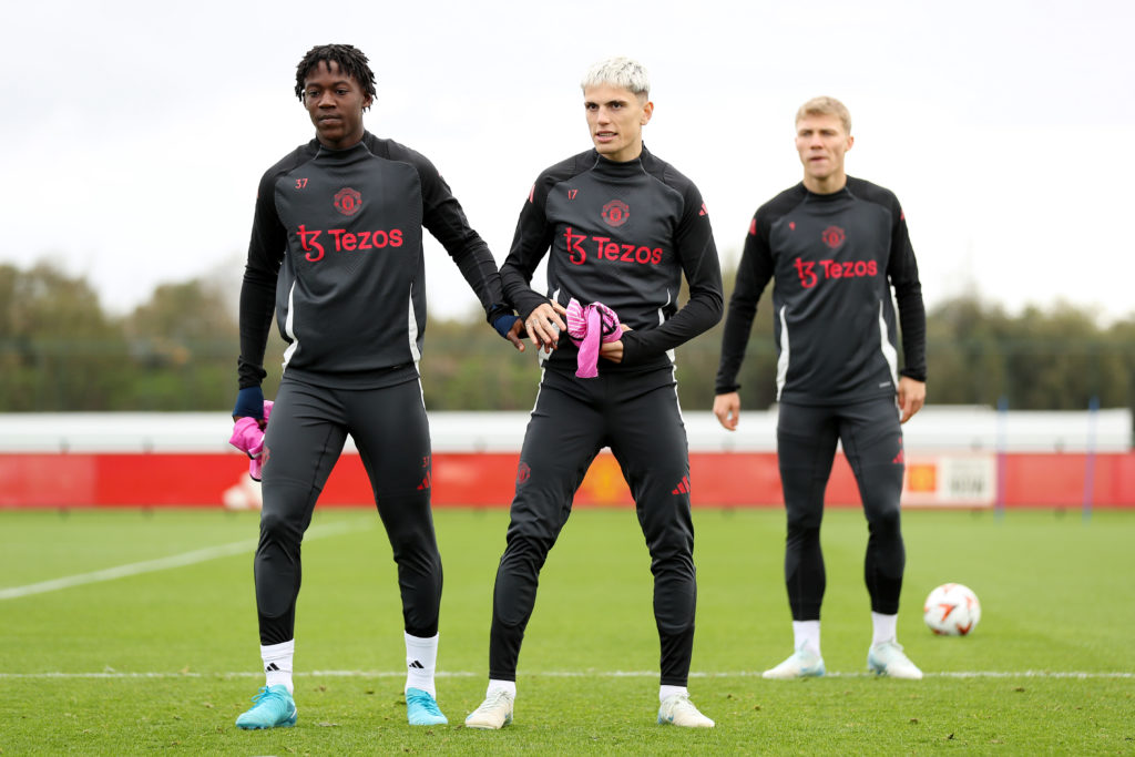 Manchester United Training Session And Press Conference - UEFA Europa League 2024/25 League Phase MD2