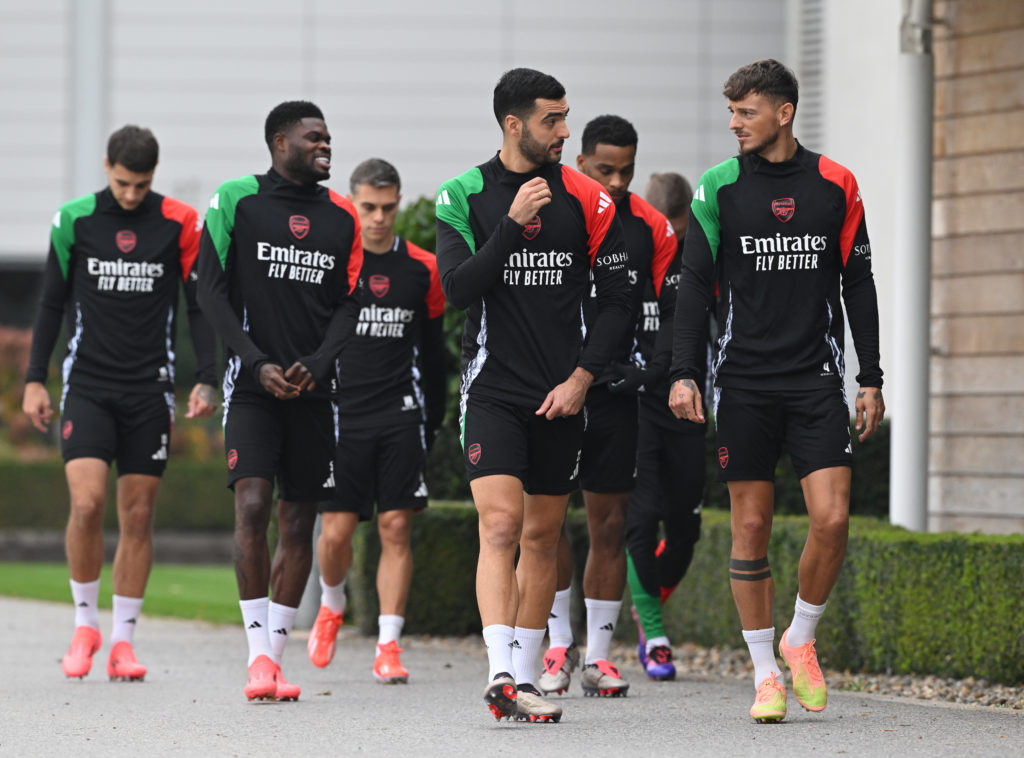 Arsenal FC Training Session - UEFA Champions League 2024/25 League Phase MD4