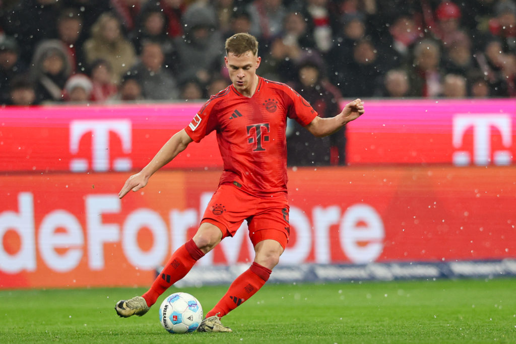 Joshua Kimmich of Bayern Munich seen in action during the