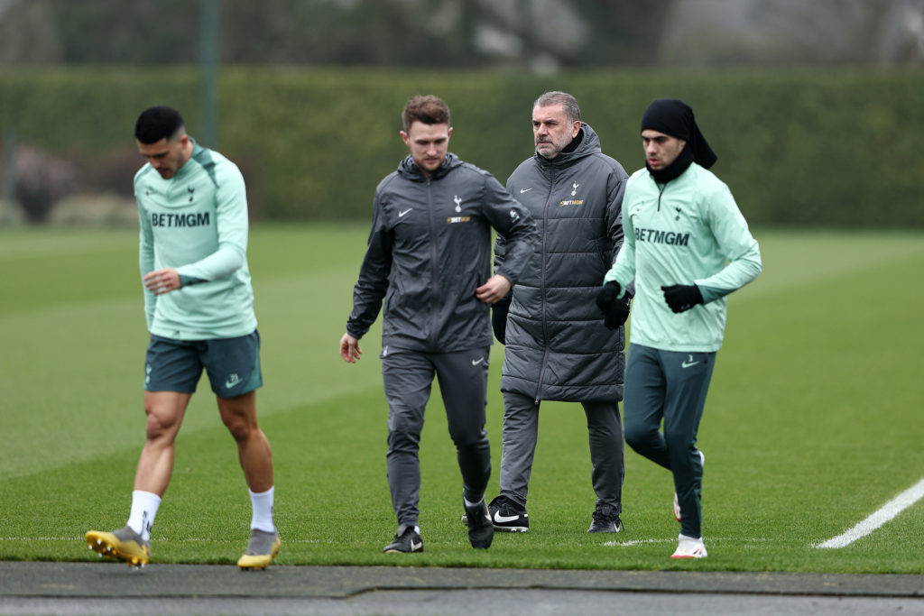 Tottenham Hotspur Training Session And Press Conference - UEFA Europa League 2024/25 League Phase MD7