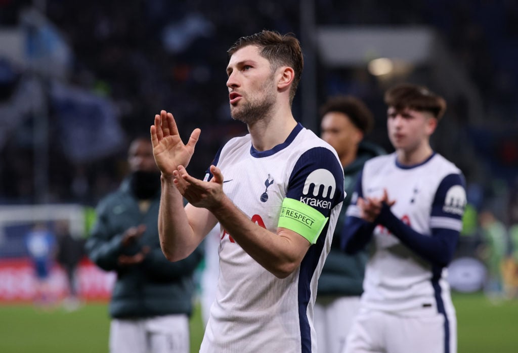 Ben Davies after TSG 1899 Hoffenheim v Tottenham Hotspur in the UEFA Europa League 2024/25 League Phase.
