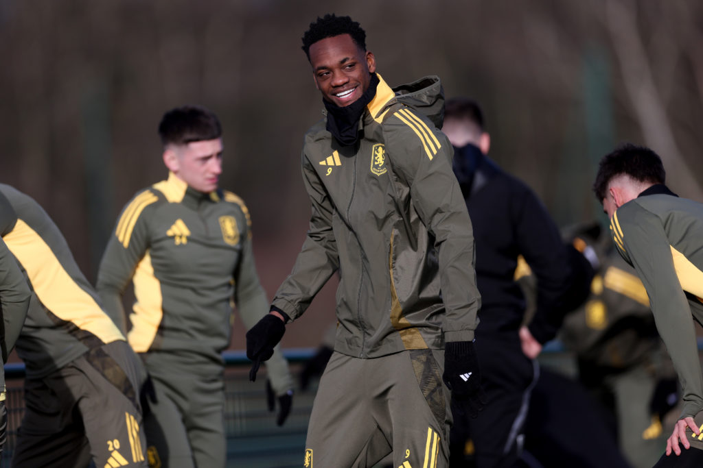 Aston Villa Training and Press Conference