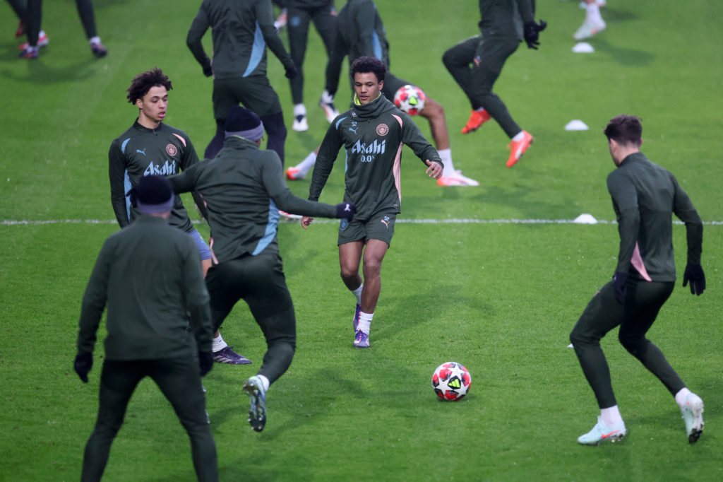 Manchester City Training Session And Press Conference - UEFA Champions League 2024/25 League Phase MD8