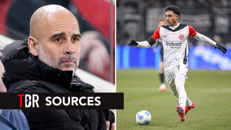 Omar Marmoush and Pep Guardiola.