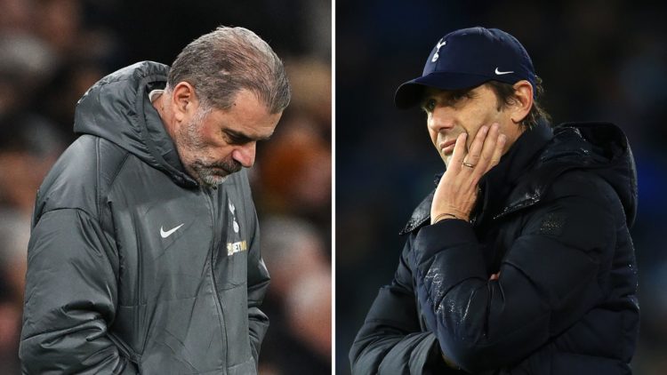 Ange Postecoglou and Antonio Conte.