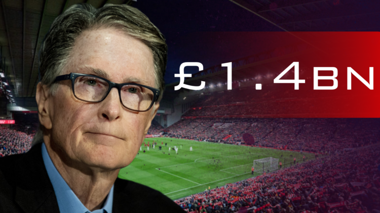 Liverpool and FSG owner John Henry superimposed over a general view of Anfield