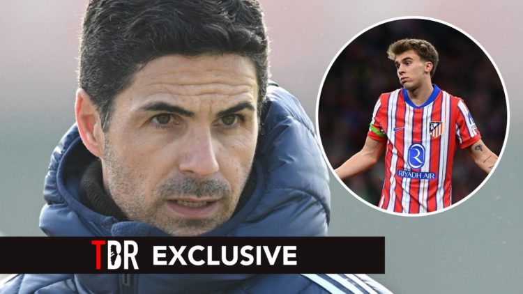 Split image - (R) Pablo Barrios of Atletico Madrid reacts during the La Liga EA Sports match between Atletico de Madrid and RCD Mallorca at Riyadh ...