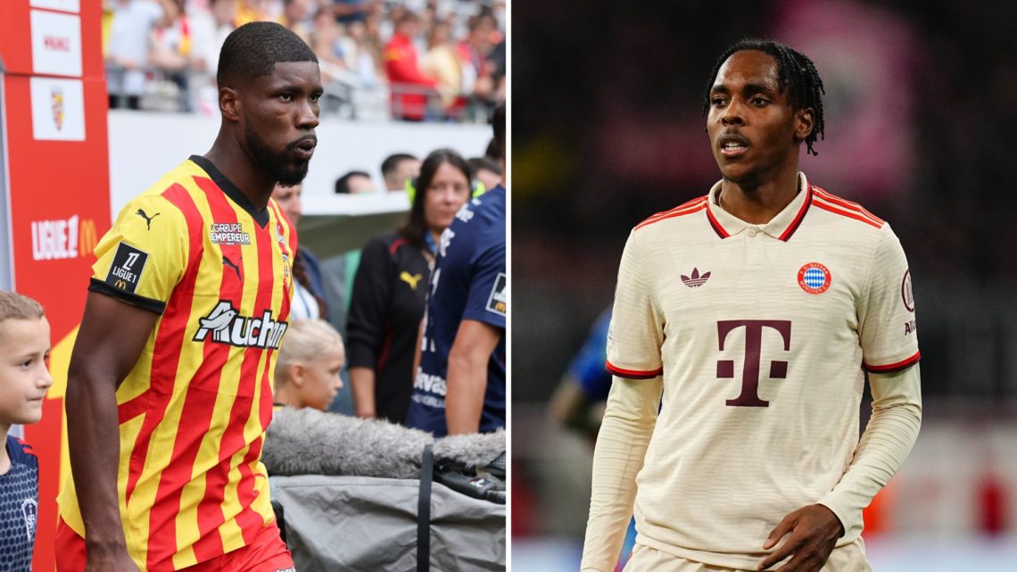 Split image of Kevin Danso and Mathys Tel.