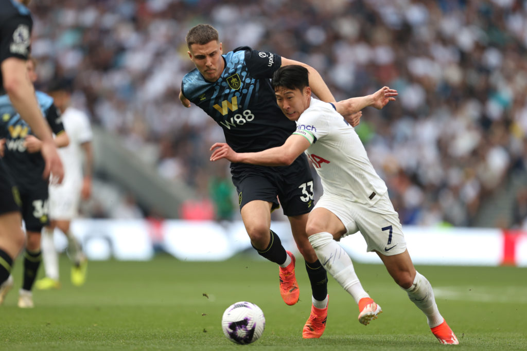 Tottenham target Maxime Esteve during Tottenham Hotspur v Burnley in the Premier League