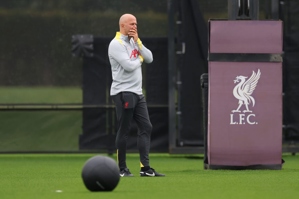 Liverpool FC Training Session And Press Conference - UEFA Champions League 2024/25 League Phase MD1