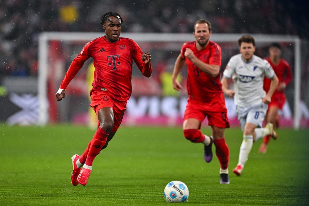 Mathys TEL du FC Bayern Munich en action lors du match Bundesliga entre le FC Bayern Munich et le TSG 1899 Hoffenheim à Allianz Arena en janvier ...