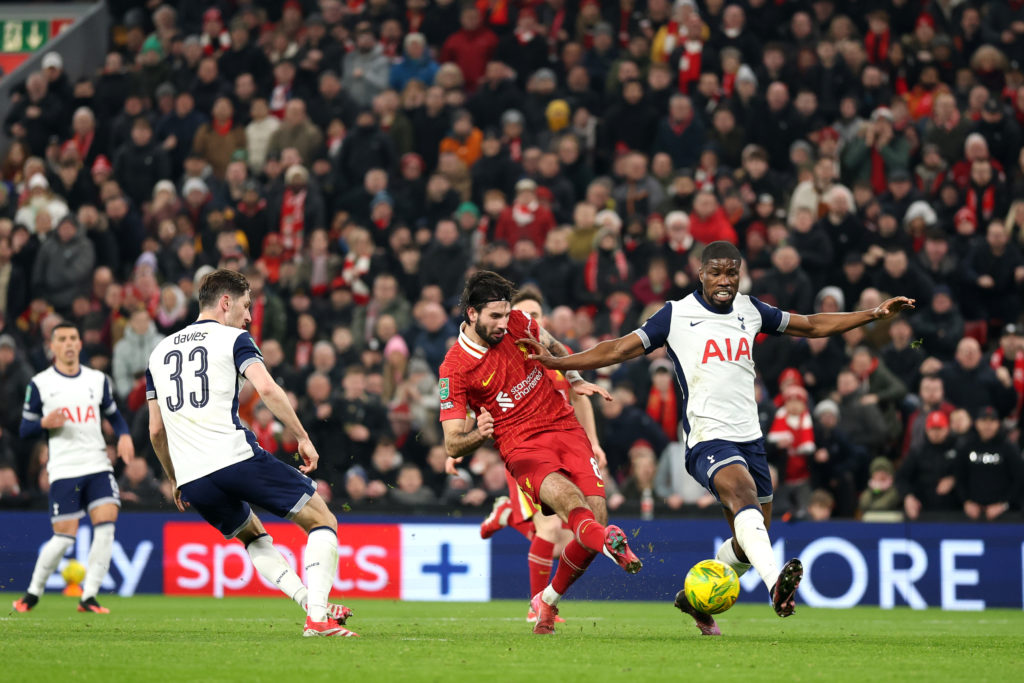 Liverpool v Tottenham Hotspur - Carabao Cup Semi Final Second Leg