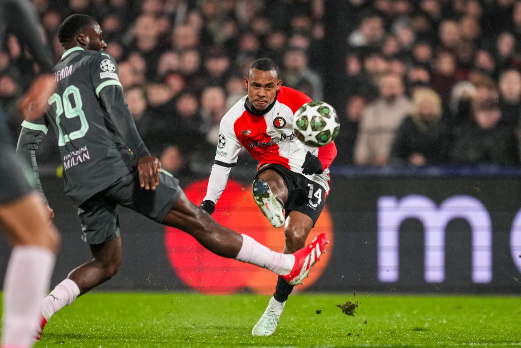 Feyenoord v AC Milan - UEFA Champions League 2024/25 League Knockout Play-off First Leg