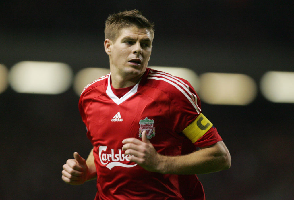 Steven Gerrard in action for Liverpool
