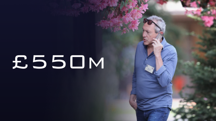 Aston Villa owner Nassef Sawiris speaks on the phone