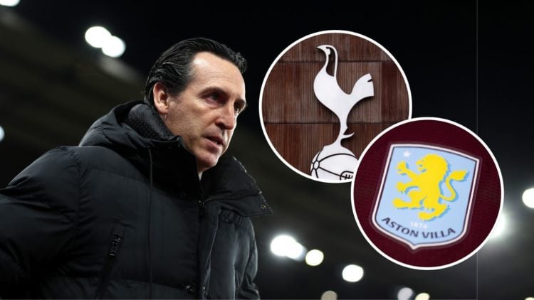 Image of Unai Emery, Manager of Aston Villa, looks on prior to the UEFA Champions League 2024/25 Round of 16 Second Leg match between Aston Villa F...
