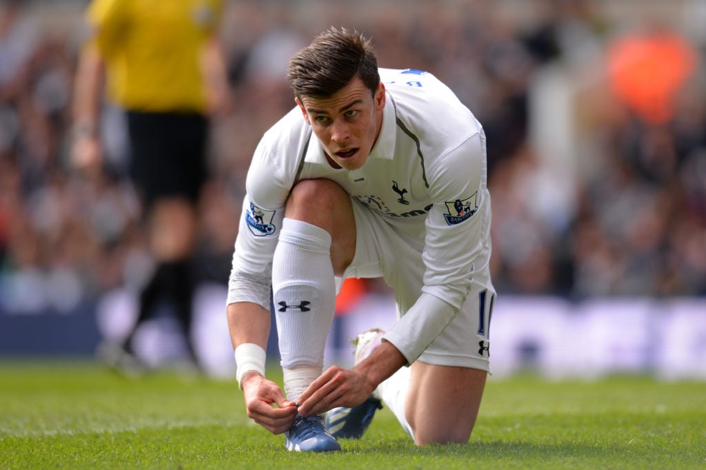 Gareth Bale in action during Tottenham Hotspur v Manchester City in the Premier League