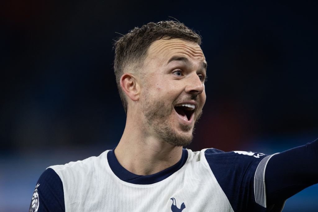 James Maddison during Manchester City FC v Tottenham Hotspur FC - Premier League