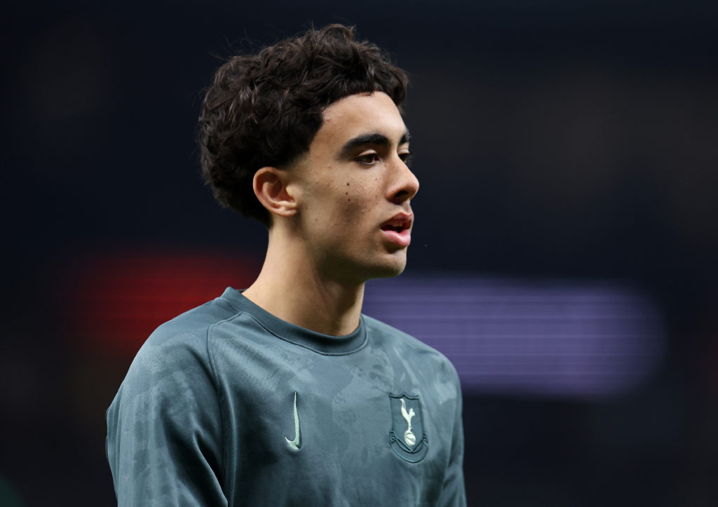 Luca Williams-Barnett ahead of Tottenham Hotspur vs AS Roma in the UEFA Europa League.